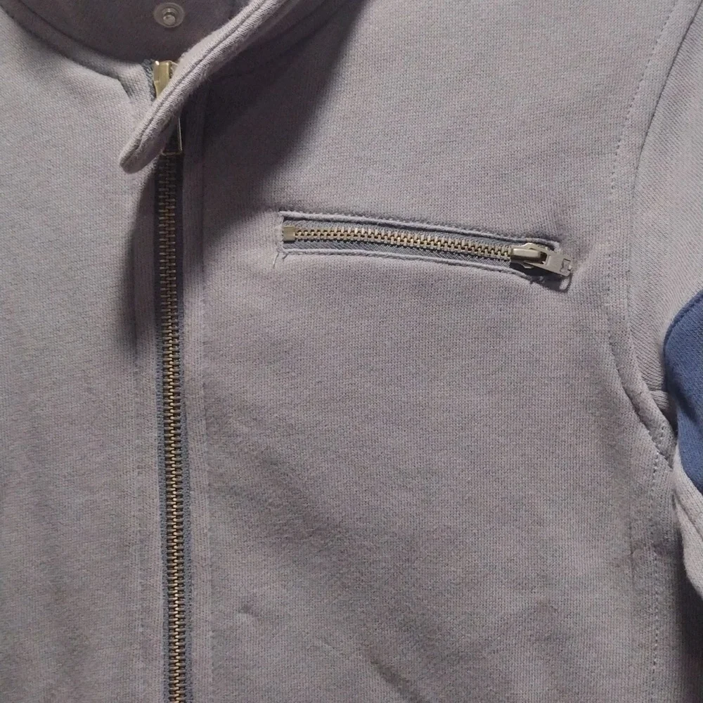 Gymboree Boys Zip-Up Jacket Size 5/6 – Blue & Gray Long Sleeve | Kids Outerwear